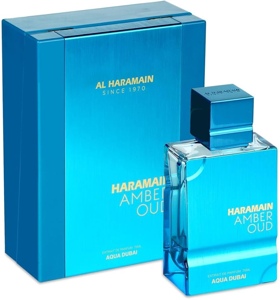 HARAMAIN AMBER OUD AQUA DUBAI EXTRAIT DE PARFUM 75 ML