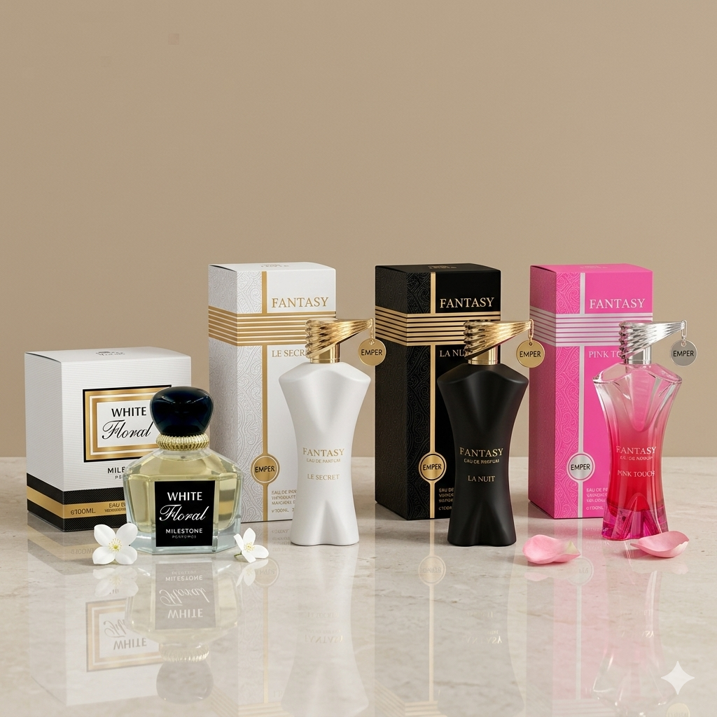 8x$60 WOMEN 4 PERFUMES + 4 ROOM SPRAY