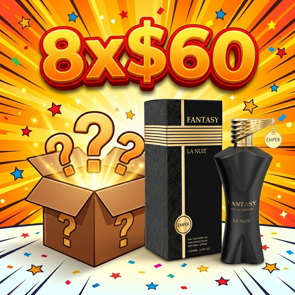 8x$60 WOMEN 4 PERFUMES + 4 ROOM SPRAY
