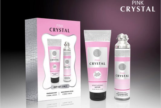 PINK CRYSTAL GIFT SET 2 EN 1