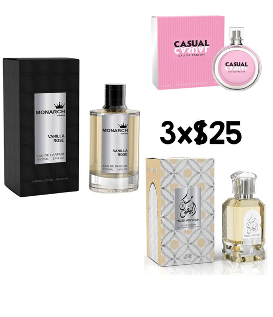 NEW 3x$25