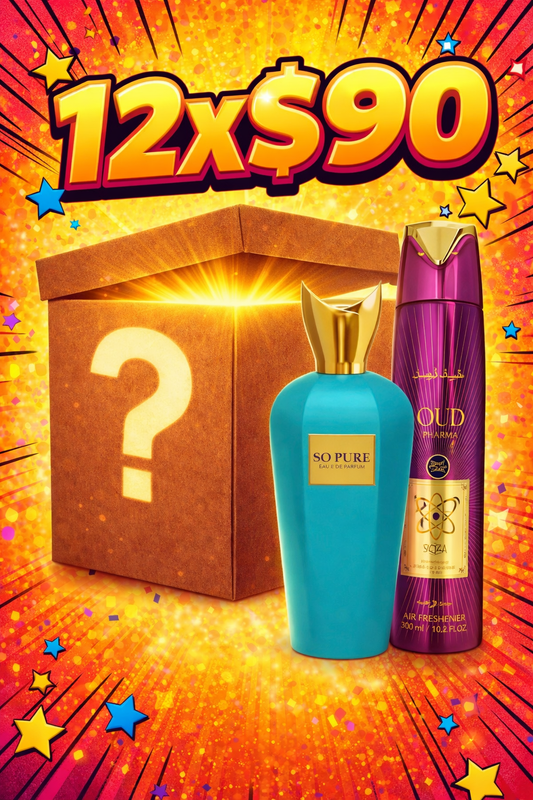 12x$90 6 PERFUMES +6 ROOM SPRAY