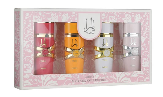 YARA COLLECTION 25 ML 4 PIEZAS GIFT SET