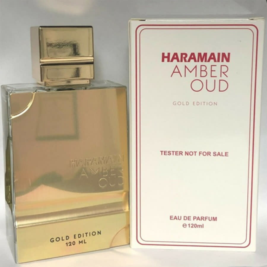 HARAMAIN AMBER OUD GOLD EDITION 120 ML TESTER(CAJA BLANCA)