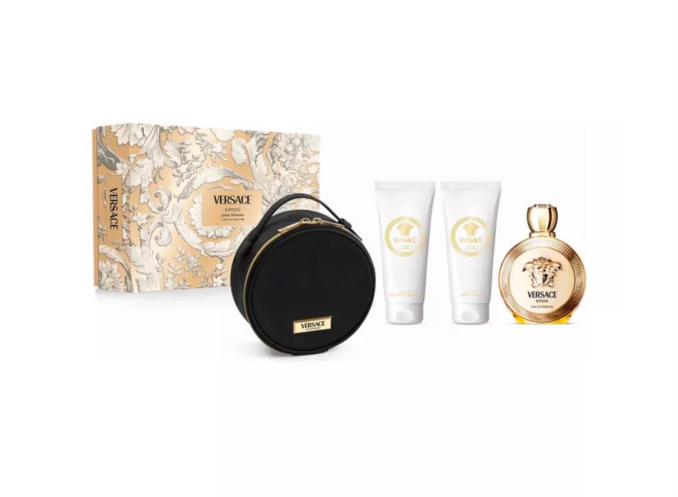 VERSACE EROS POUR FEMME SET 4 PIEZAS 100ML EDP