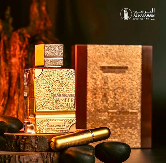 HARAMAIN AMBER OUD GOLD 999.9 75ML EXTRAIT DE PARFUM