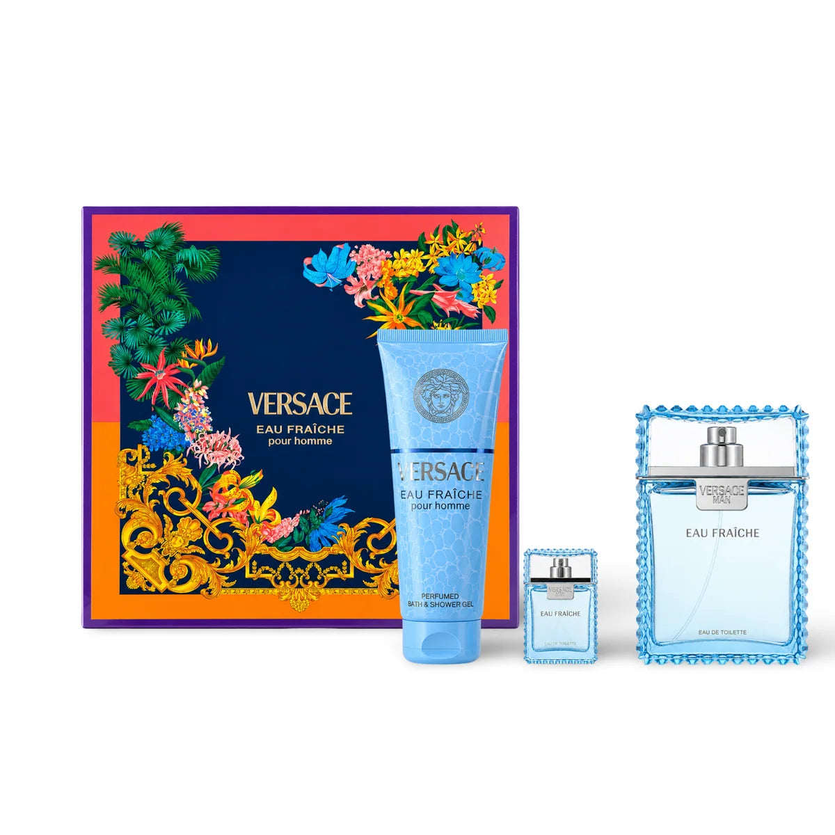 VERSACE EAU FRAICHE POUR HOMME GIFT SET EDT