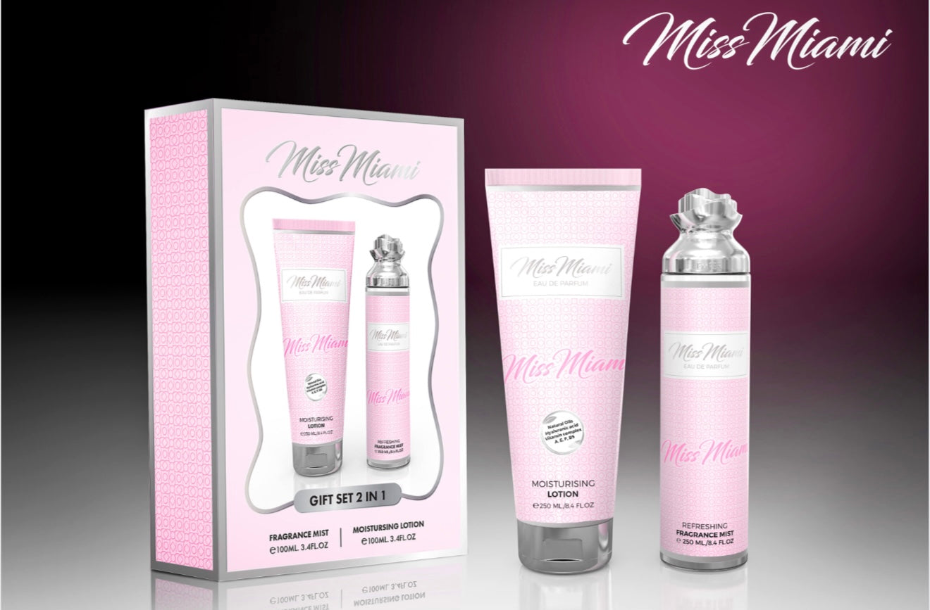 MISS MIAMI GIFT SET 2 EN 1